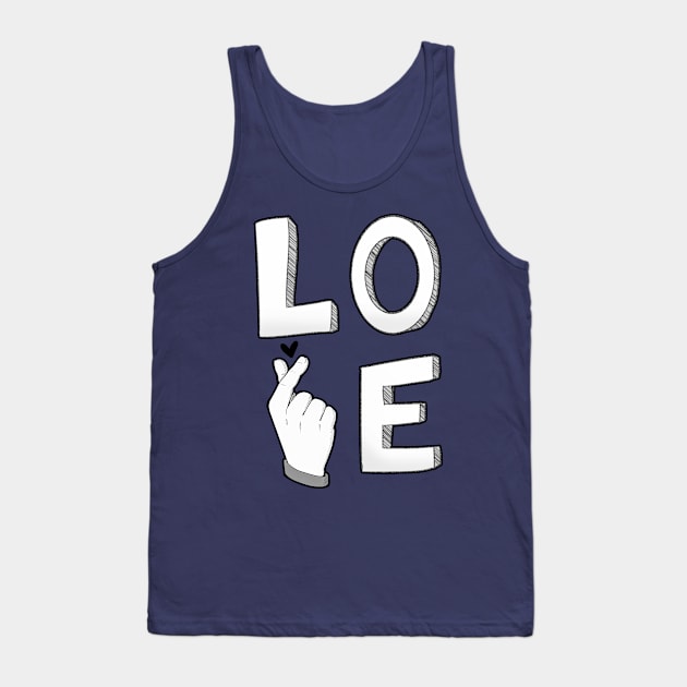 LOVE K-POP Tank Top by ChasingBlue